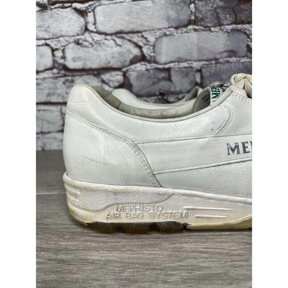Mephisto RunOff Air Bag System White Leather Lace Up Shoes Women’s Sz 9M US/40EU - Picture 5 of 16